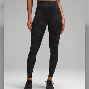 Lululemon 25” Black Camo Wunder Under Legging
